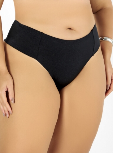 Biquíni Calcinha Tanga Média Recortes Plus Size