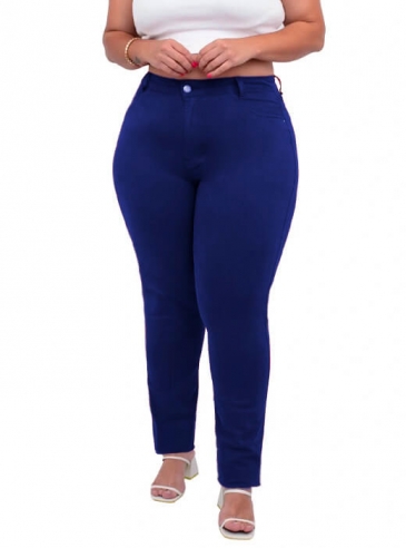 Calça Feminina Plus Size Cigarrete