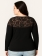 Blusa Plus Size Viscose e Renda