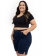 Bermuda Feminina Jeans Plus Size Meia Coxa