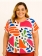 Blusa Feminina Plus Size Tropical Verão