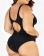 Maiô Plus Size Modelador Alta Compressão Preto