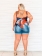 Short Jeans Plus Size Recortes