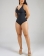 Maiô Plus Size Modelador Alta Compressão Preto