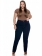 Calça Skinny Plus Size Cós Elástico