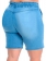 Bermuda Plus Size Jeans Cós Elastico