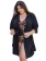 Saída de Praia Camisão Preto, Plus Size