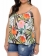 Regata Plus Size Estampada Floral