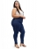 Calça Plus Size Skinny Cropped Push Up