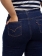Calça Flare Plus Size Azul Jeans Alta Bolso Bordado