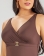 Maiô Plus Size Modelador Alta Compressão Marrom Escuro