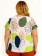 Blusa Feminina Plus Size Floral Verde