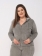 Agasalho Plus Size de Plush Com Touca