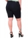Bermuda Plus Size em Sarja Preto Lycra