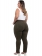 Calça Feminina Plus Size Skinny Sarja Verde