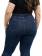 Calça Jegging Plus Size Azul Jeans