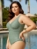 Maiô Plus Size Classic Trança Sem Bojo, Verde Amazônia, Até 56