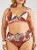 Conjunto De Biquíni, Plus Size, Tanga Hotpant, Top Sem Bojo, Trama Caliente