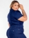 Camisa Jeans Feminina Plus Size Cropped