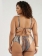 Conjunto De Biquíni, Plus Size, Tanga Hotpant, Top Sem Bojo, Trama Pele Selvagem