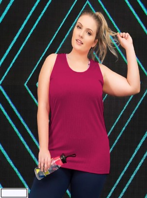 Regata Plus Size Decote Nadador