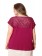 Blusa Plus Size Preta Viscose com Renda