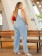 Jardineira Jeans Feminina Plus Size Longa