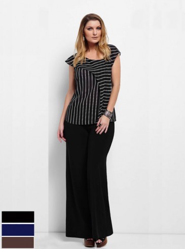 conjunto de pantalona para festa plus size