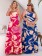 Vestido Longo Plus Size Estampa Floral