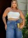 Bermuda Jeans Plus Size Ciclista