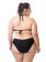 Conjunto de Biquíni Plus Size Sem Bojo