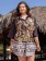 Biquíni Plus Size Com Bojo Estampa Tribal