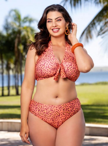 Biquíni Plus Size Estampado Com Bojo