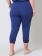 Conjunto Plus Size Esportivo Bicolor Azul