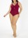 Maiô Feminino Plus Size Modelador Hibisco e Preto
