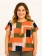 Blusa Feminina Plus Size Estampa Geométrica