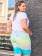 Bermuda Tie Dye Plus Size Color