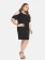 Vestido Plus Size Preto Ciganinha