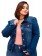 Jaqueta Feminina Jeans Plus Size Com Elastano