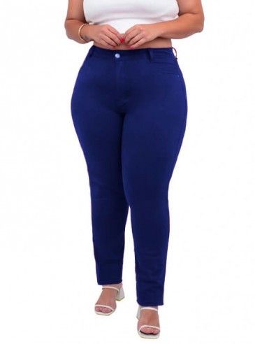 Calça Feminina Plus Size Cigarrete