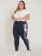 Legging Plus Size Fitness Recortes Laterais