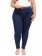 Calça Plus Size Skinny Cintura Alta Com Cinto