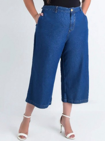 Calça curta plus sales size