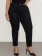 Calça Feminina Plus Size Skinny Black Jeans