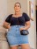 Mini Saia Jeans Plus Size