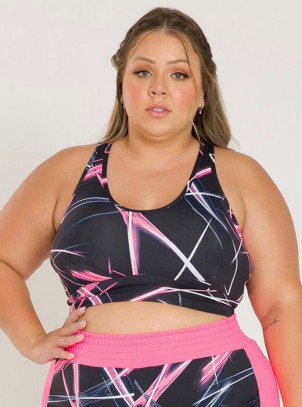 Top Plus Size Com Bojo Power Fitness