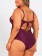 Maiô Plus Size Bordô Com Bojo Modelador