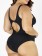 Maiô Feminino Plus Size Modelador Hibisco e Preto