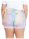 Shorts Tie Dye Plus Size em Sarja com Elastano