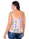 Regata Plus Size Estampada Tropical